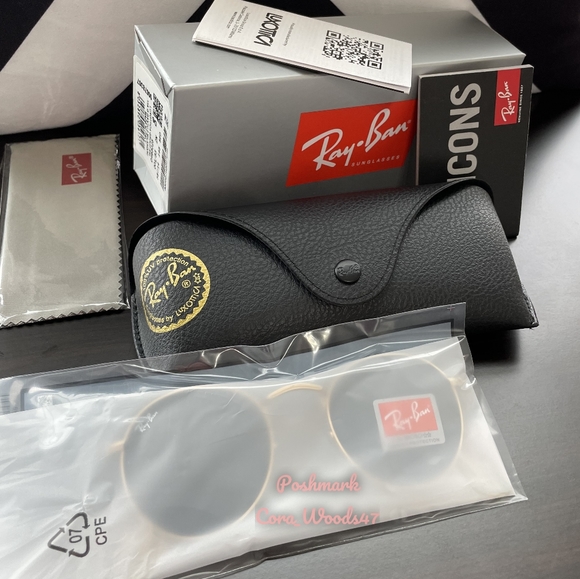 Ray-Ban Round Metal Green Lenses RB3447 Gold Frame Unisex New - Picture 11 of 16